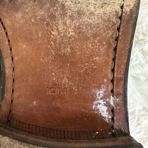 VTG Mezlan Black Lace Up Square Toe Classic Leather Oxford Dress Shoe Size 10M main image 10
